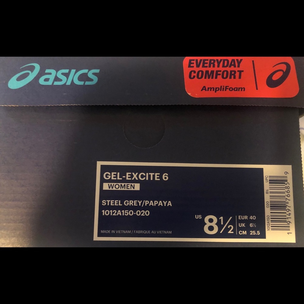 New in Box  ASICS Gel-Excite 6. Sz 8 1/2 ON HOLD